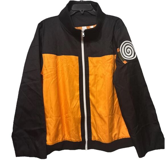 Spirit Other - Naruto Shippuden Men’s Jacket Orange Black Size Xl Halloween Costume Anime